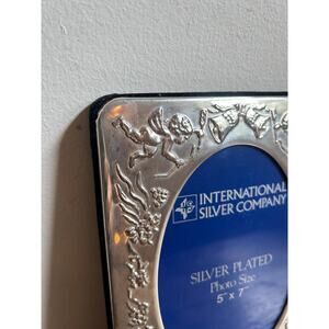 Vintage International Silver Company Silver Plated Picture Frame and Album